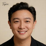 Feycici 8x10 inch super thin skin hair system for men with natural hair and V loop toupee in free style, lightweight and realistic.
