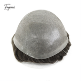 Feycici 8x10 inch super thin skin hair system for men with natural hair, V loop toupee, free style for a realistic look