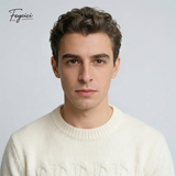 Feycici 8x10-inch super thin skin hair system for men with natural hair, V loop tupee, free style design, lightweight and discreet