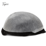 8"x10" Ultra Thin Skin Men's Toupee - V-Loop Invisible Hair System