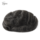 8"x10" Ultra Thin Skin Men's Toupee - V-Loop Invisible Hair System