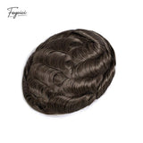 AUS Series Men's Hair System - Durable French Lace with Skin Perimeter