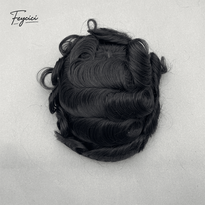 Aero-Swiss Series - Full Lace Hand-Tied Human Hair Toupee