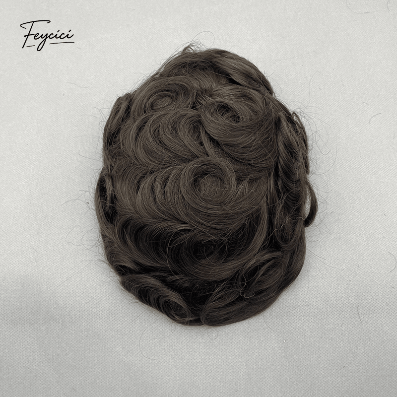 Aero-Swiss Series - Full Lace Hand-Tied Human Hair Toupee
