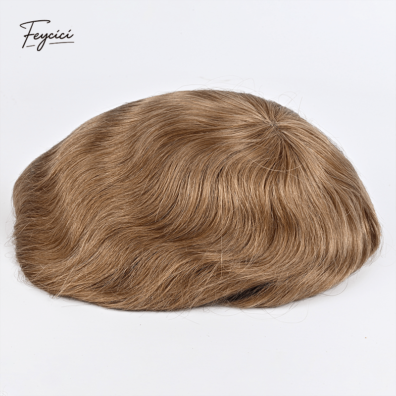 Air-Lace Series - 10x8" Full Swiss Lace Hand-Tied Men's Toupee