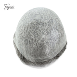 8"x10" Invisible Thin Skin Hair System for Men –Natural Hair Piece V Loop front Full Hand Tied - Feycici