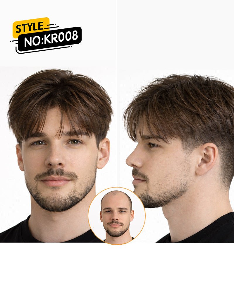 Classic Skin Series - Ultra-Thin Bio-Skin Men's Human Hair Toupee (Raw & Styled Options)