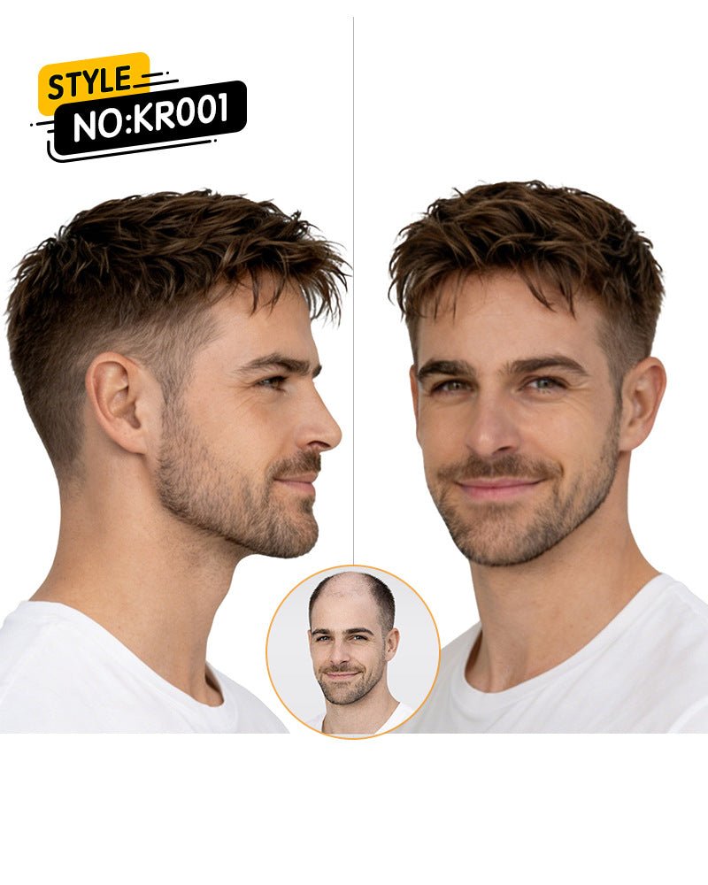 Classic Skin Series - Ultra-Thin Bio-Skin Men's Human Hair Toupee (Raw & Styled Options)