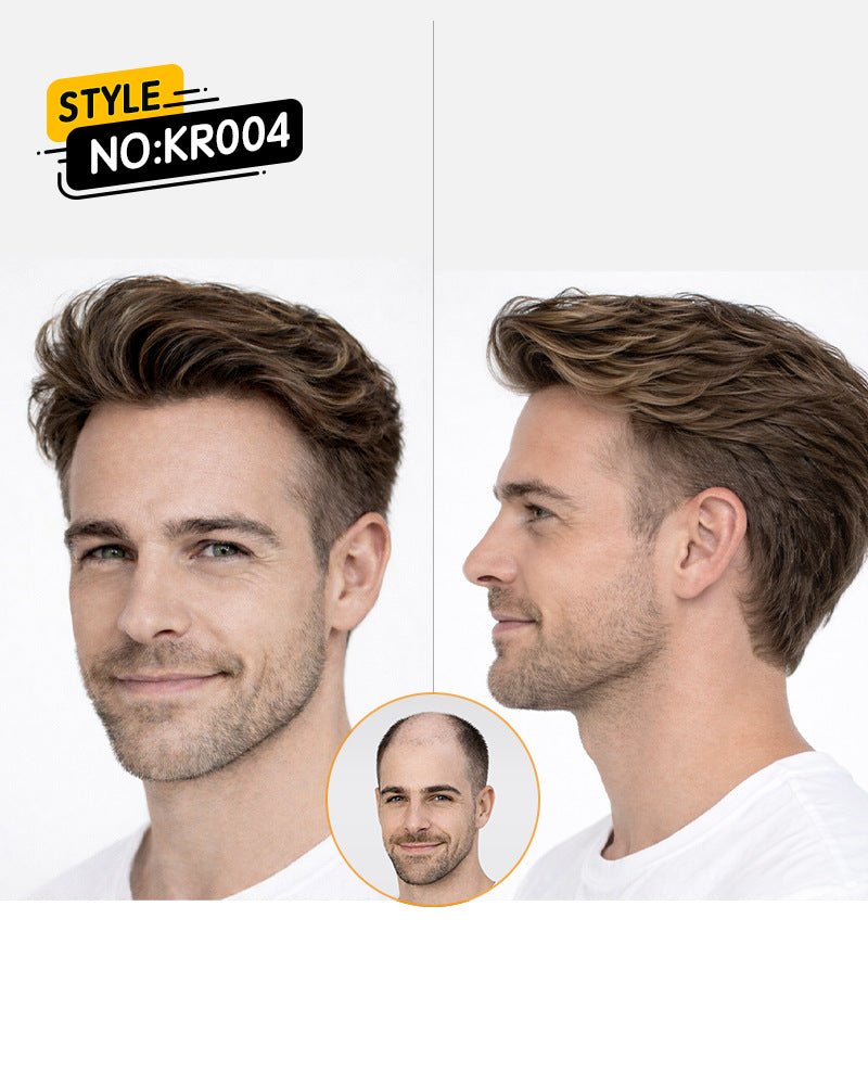 Classic Skin Series - Ultra-Thin Bio-Skin Men's Human Hair Toupee (Raw & Styled Options)