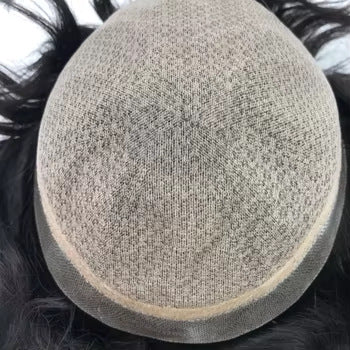 Comfort I-Lace Series - High-Definition Silk Top & Natural Lace Front Human Hair Toupee