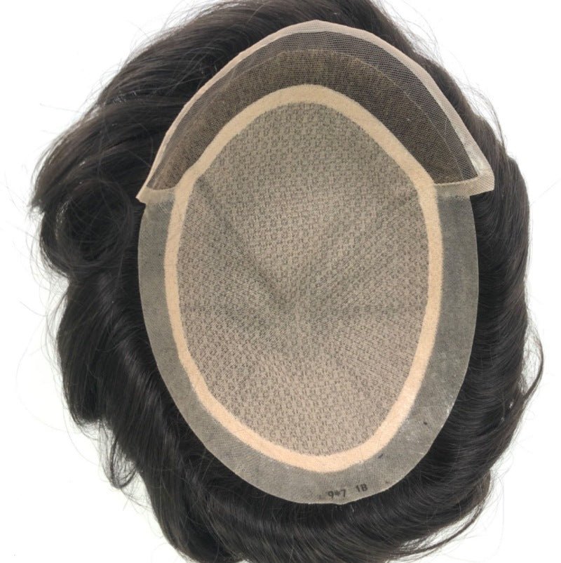 Comfort I-Lace Series - High-Definition Silk Top & Natural Lace Front Human Hair Toupee