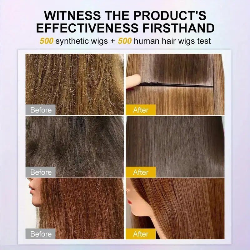 Deep Recovery Wig Mask - Intense Hydration & Silk-Gloss Treatment for Human Hair Systems (60g)