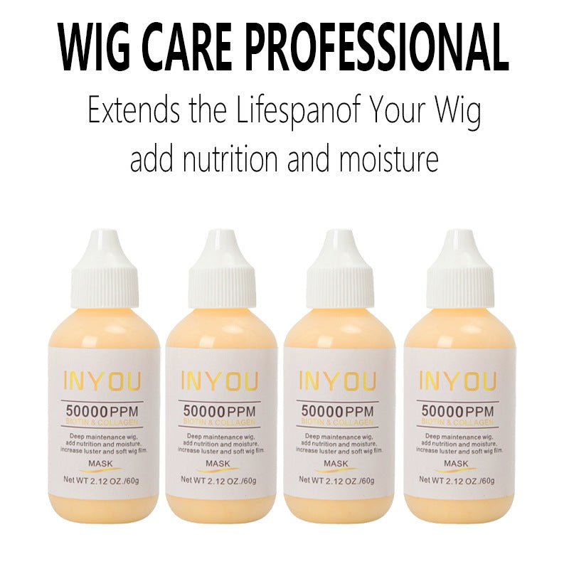 Deep Recovery Wig Mask - Intense Hydration & Silk-Gloss Treatment for Human Hair Systems (60g)
