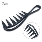 Essential Wide-Tooth Comb - Anti-Static & Detangling Brush for Hair Systems