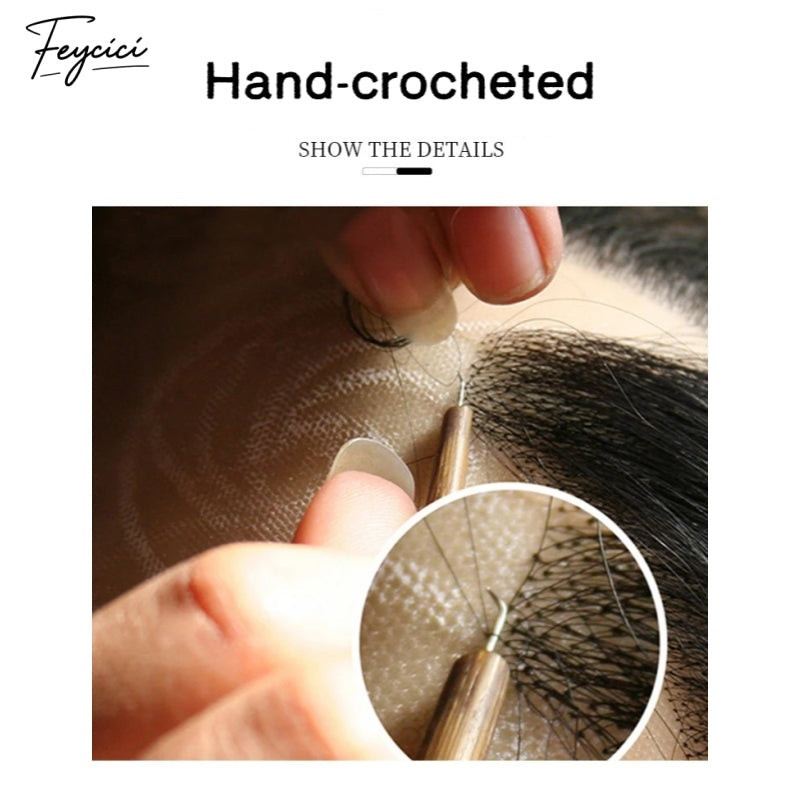 FeyciciLaceTopWithPUDurableInvisibleMultipleSizeNaturalBlackMensToupee_1