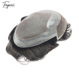 FeyciciMonoTopWithPULaceDurableInvisibleHairLineBrownBlackMensToupee_3