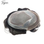 FeyciciMonoTopWithPULaceDurableInvisibleHairLineBrownBlackMensToupee_4