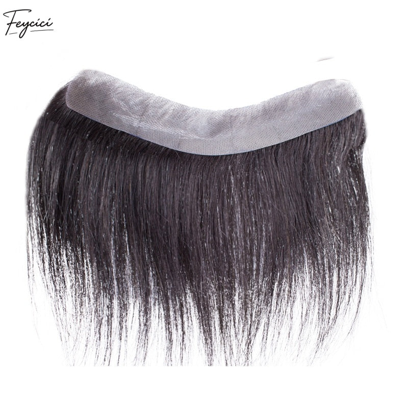Feycici Frontal Men's Hairpiece | 100% Remy Hair Fiber | Breathable Thin Lace Base12