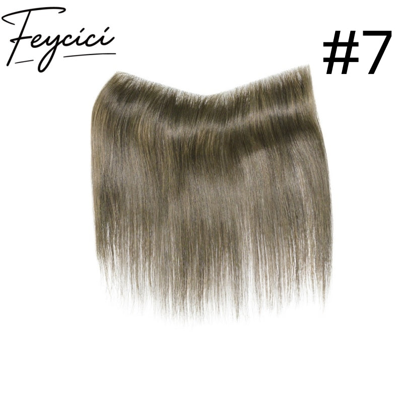 Feycici Frontal Men's Hairpiece| Meduim Light Brown Regular Hair20