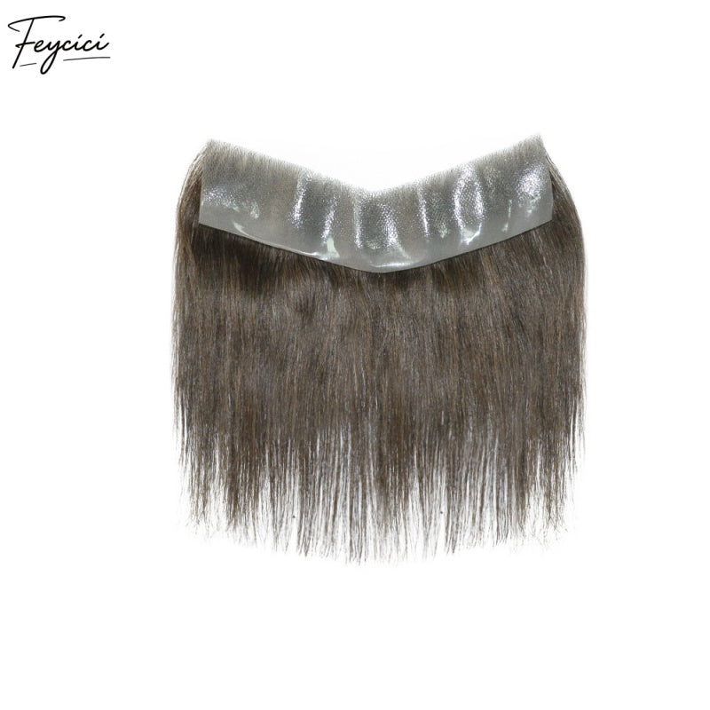 Feycici Frontal Men's Hairpiece| Meduim Light Brown Regular Hair23