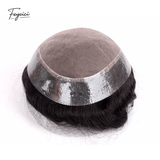 Feycici™ Mens Swiss Lace Toupee - Full Hand-Tied Zig-Zag Front Human Hair Replacement System