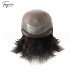 Feycici Mono Top With PU Durable Invisible Brown Series Mens Toupee21