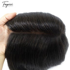 Feycici Mono Top With PU Durable Invisible Brown Series Mens Toupee28