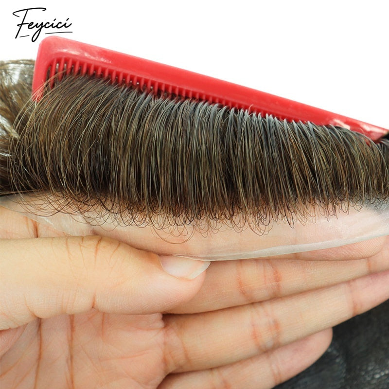 Feycici_Thin_Skin_Base_8x_10_Very_Light_Warm_Blonde_Men_s_Toupee_5