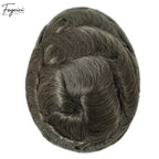 Feycici Very Light Brown Men's Hairpiece | 100% Real Man Hair | Breathable Invisible Pu1