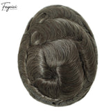 Feycici Very Light Brown Men's Hairpiece | 100% Real Man Hair | Breathable Invisible Pu1
