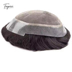 Fine Mono Center with NPU Perimeter Men’s Hair System - Durable & Breathable Toupee