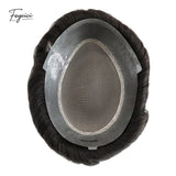 Fine Mono with PU Perimeter Men’s Hair System - Durable & Breathable Indian Remy Toupee