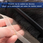 French Lace Top With Pu Mens Wigs Baldness-Natural Hair Piece-Free Style Hair System5