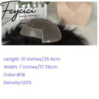 French Lace Top With Pu Mens Wigs Baldness-Natural Hair Piece-Free Style Hair System7