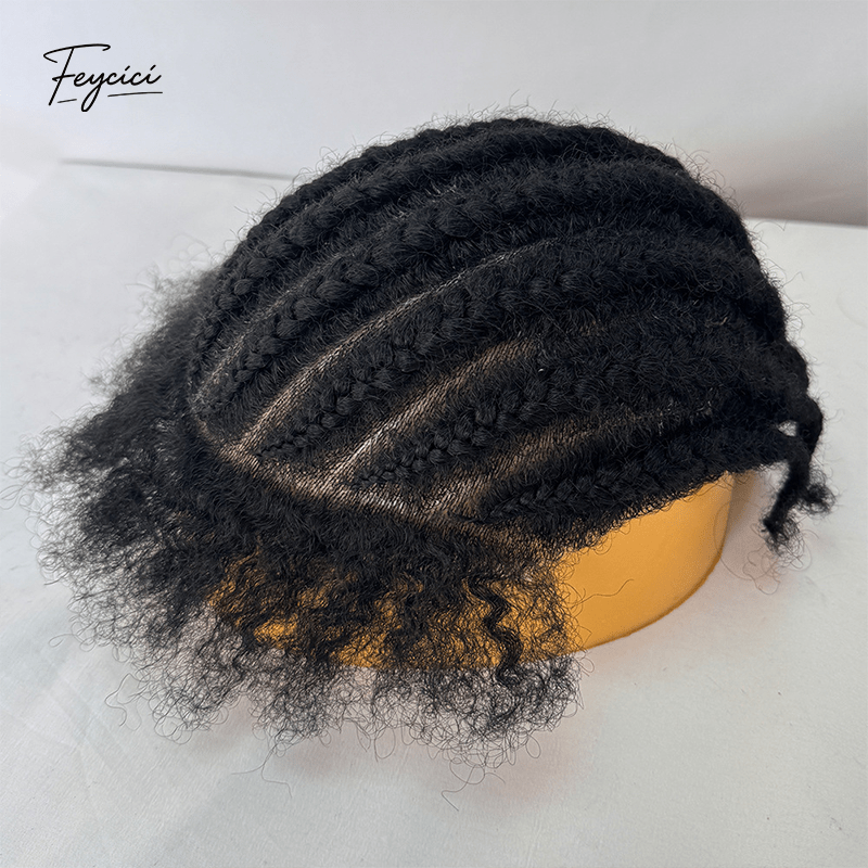 Cornrow Hair System With Natural Hairline