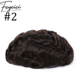 Invisible Full Lace Hair System for Men –Natural Hair Piece Full Hand Tied 130% Density1
