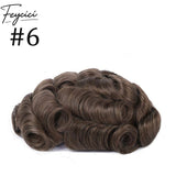 Invisible Full Lace Hair System for Men –Natural Hair Piece Full Hand Tied 130% Density13