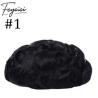 Invisible Full Lace Hair System for Men –Natural Hair Piece Full Hand Tied 130% Density3