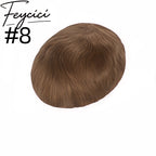 Invisible Full Lace Hair System for Men –Natural Hair Piece Full Hand Tied 130% Density30