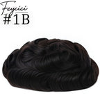 Invisible Full Lace Hair System for Men –Natural Hair Piece Full Hand Tied 130% Density5