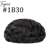 Invisible Full Lace Hair System for Men –Natural Hair Piece Full Hand Tied 130% Density7