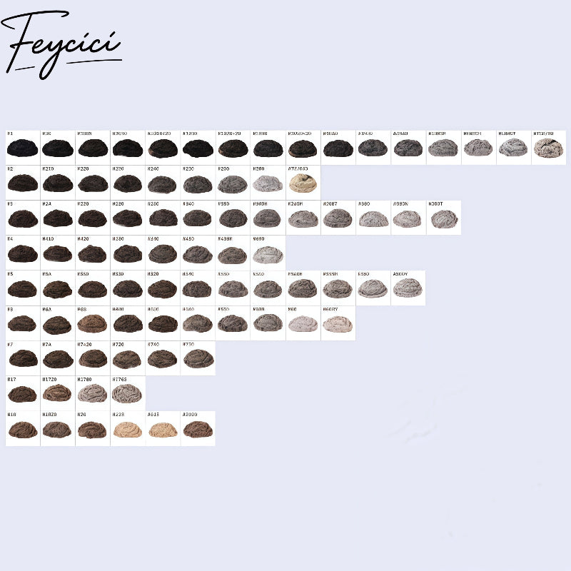 Invisible PU Hair System for Men –Natural Hair Piece Ultra 0.12mm Full Hand Tied Natural Hair Piece13