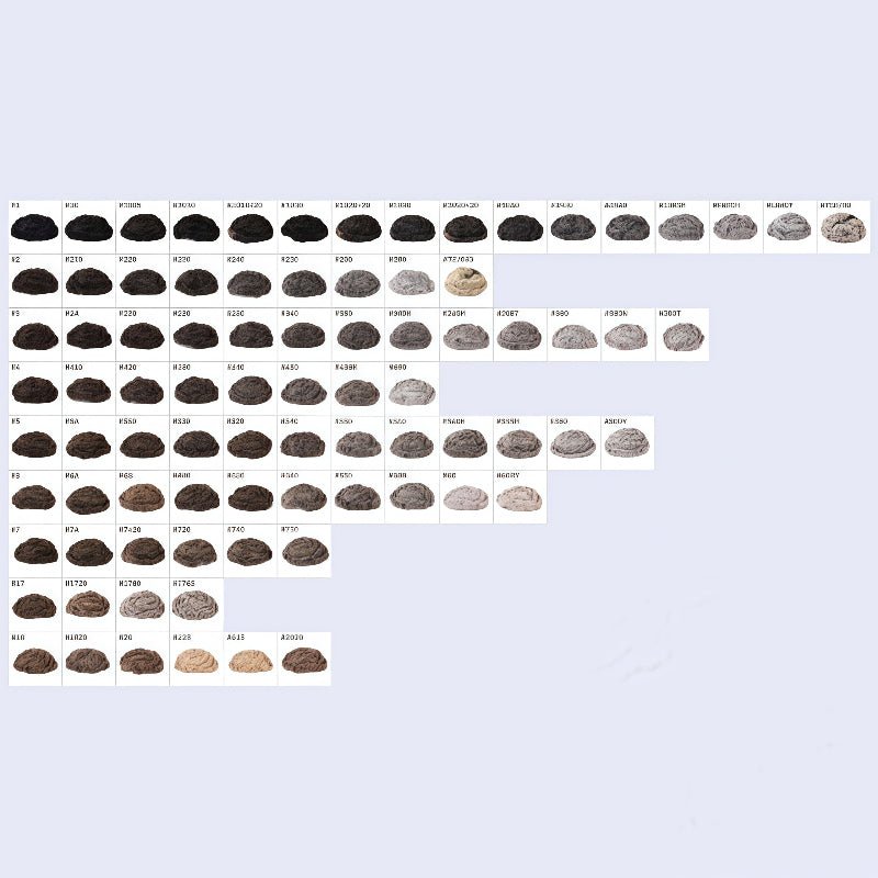 Invisible PU Hair System for Men –Natural Hair Piece Ultra Thin 0.06mm Full Hand Tied Natural Hair Piece