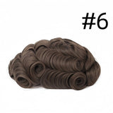 Invisible PU Hair System for Men –Natural Hair Piece Ultra 0.12mm Full Hand Tied Natural Hair Piece25