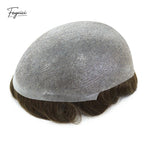 Classic Thin Skin Men’s Hair System - 0.12mm Durable Bio-Skin Toupee with V-Loop Front