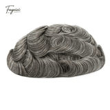 Classic Thin Skin Men’s Hair System - 0.12mm Durable Bio-Skin Toupee with V-Loop Front