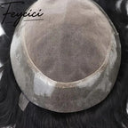 Lace Top With Pu Mens Wigs Baldness-Natural Hair Piece-Free Style Toupee-Multiple Size Hair System4