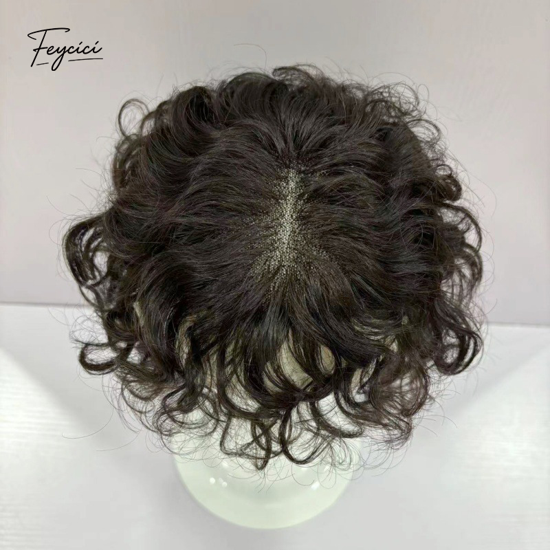 Luxury Silk-Top Clip-In Hair Topper – Seamless Volume & Perfect Coverage