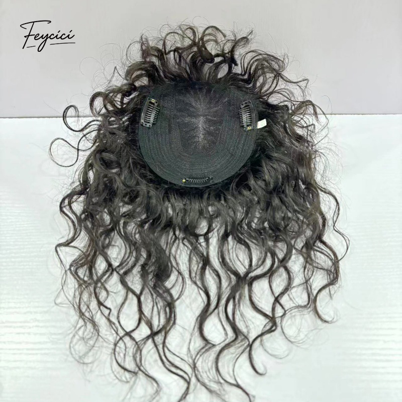 Luxury Silk-Top Clip-In Hair Topper – Seamless Volume & Perfect Coverage