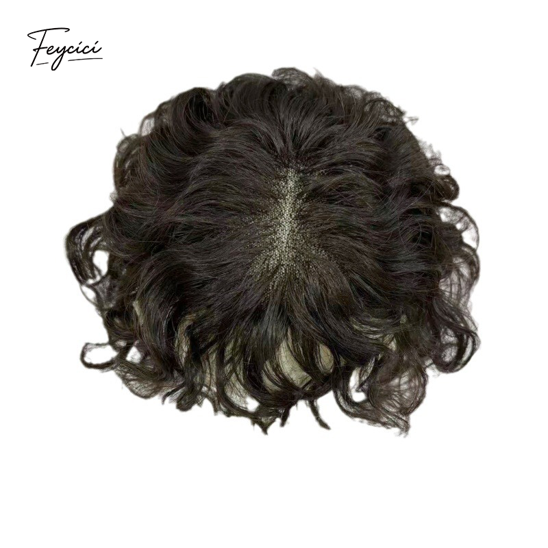 Luxury Silk-Top Clip-In Hair Topper – Seamless Volume & Perfect Coverage